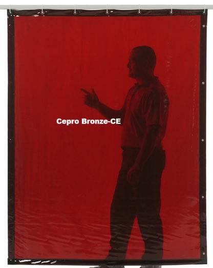 Cepro Welding Curtain 180cm x 50cm Orange 