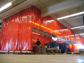 Welding curtain