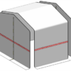 HD las- / werktent 400 cm breed - Afbeelding 9