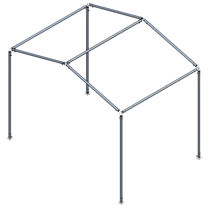 HD welding tent 300 cm wide - Image 8