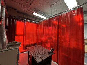 Flexible welding area